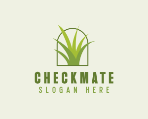 Eco Green Grass logo design