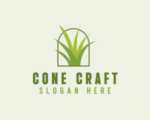 Eco Green Grass logo design