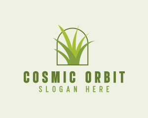 Eco Green Grass logo design