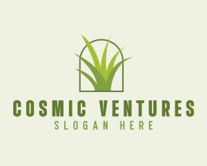 Eco Green Grass logo design