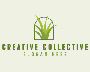 Eco Green Grass logo design