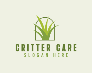 Eco Green Grass logo design