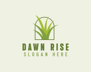 Eco Green Grass logo design