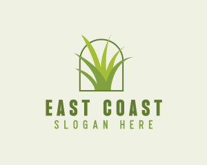 Eco Green Grass logo design