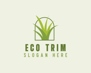 Eco Green Grass logo design