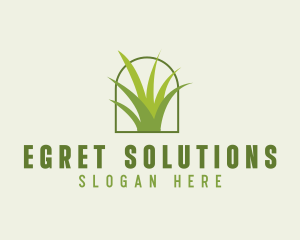 Eco Green Grass logo design