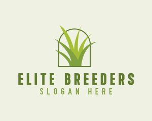 Eco Green Grass logo design