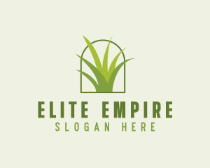 Eco Green Grass logo design