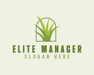 Eco Green Grass logo design