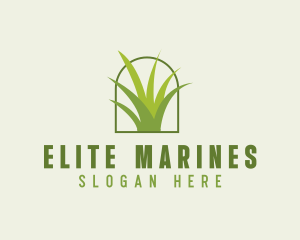 Eco Green Grass logo design