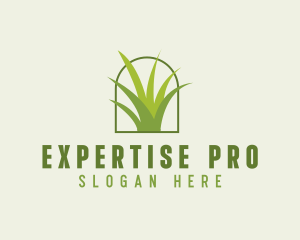 Eco Green Grass logo design