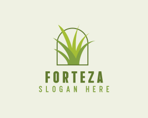 Eco Green Grass logo design