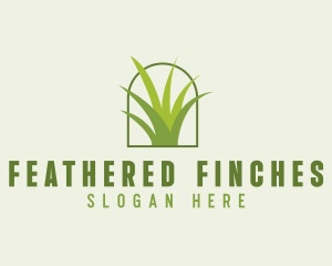 Eco Green Grass logo design