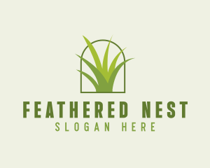 Eco Green Grass logo design