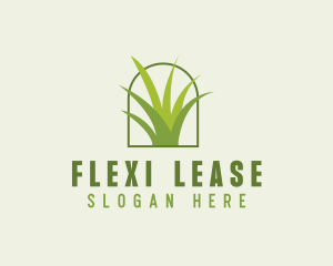 Eco Green Grass logo design