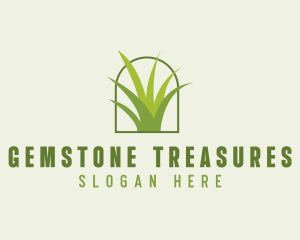 Eco Green Grass logo design