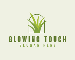 Eco Green Grass logo design