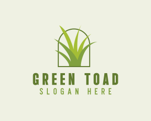 Eco Green Grass logo design