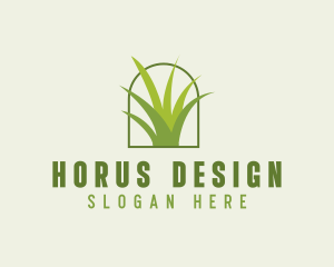 Eco Green Grass logo design