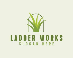 Eco Green Grass logo design