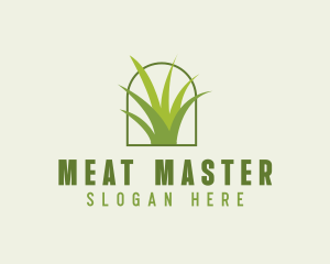 Eco Green Grass logo design