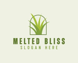 Eco Green Grass logo design