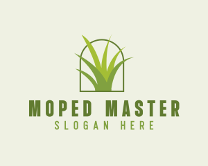 Eco Green Grass logo design