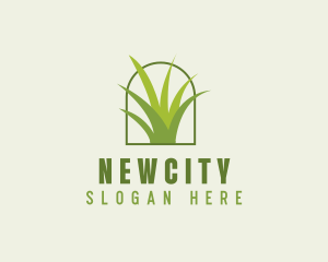 Eco Green Grass logo design