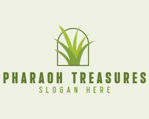 Eco Green Grass logo design