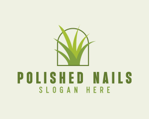 Eco Green Grass logo design