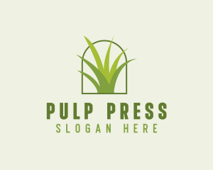 Eco Green Grass logo design