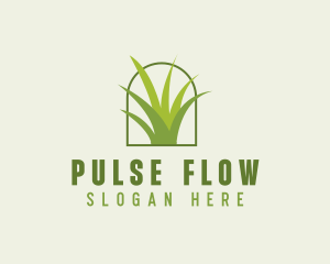 Eco Green Grass logo design