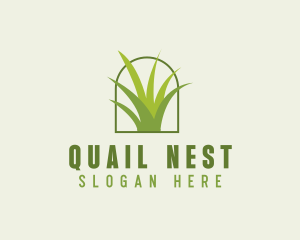 Eco Green Grass logo design