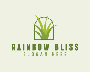 Eco Green Grass logo design