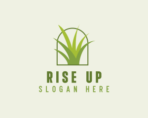 Eco Green Grass logo design