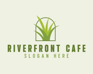 Eco Green Grass logo design