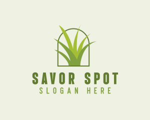 Eco Green Grass logo design