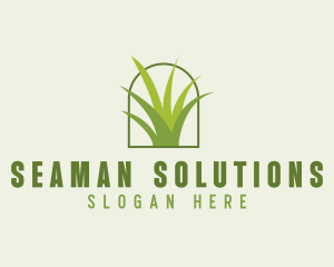 Eco Green Grass logo design