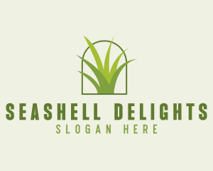 Eco Green Grass logo design