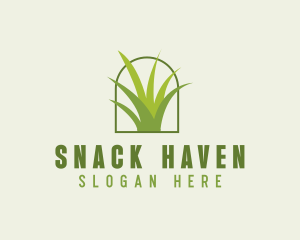 Eco Green Grass logo design