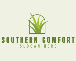 Eco Green Grass logo design