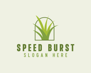 Eco Green Grass logo design