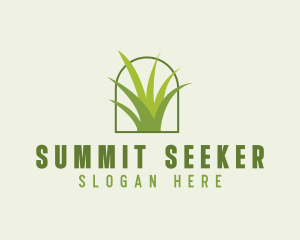 Eco Green Grass logo design