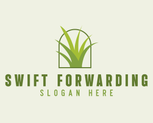 Eco Green Grass logo design