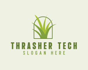 Eco Green Grass logo design