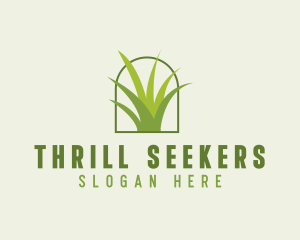 Eco Green Grass logo design