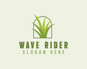 Eco Green Grass logo design