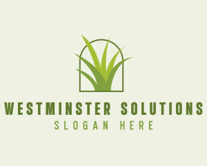 Eco Green Grass logo design