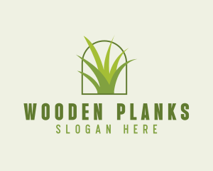 Eco Green Grass logo design