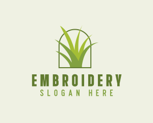 Eco Green Grass logo design